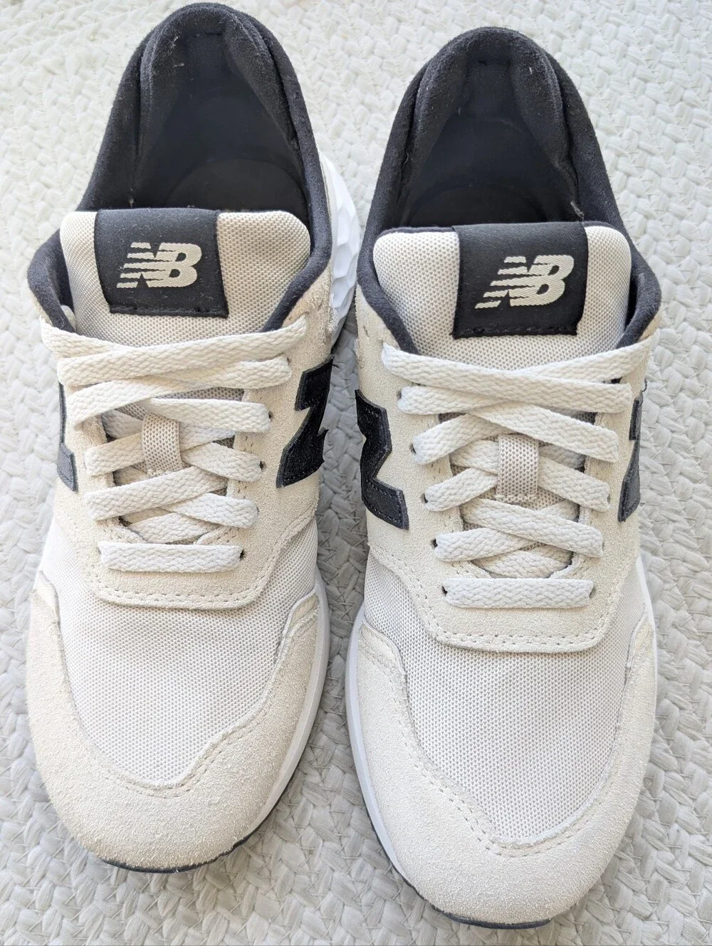 Women's New Balance X-70 Fresh Foam Sneakers Beige/Black WSX70THA, size 7.5 - Picture 1 of 6